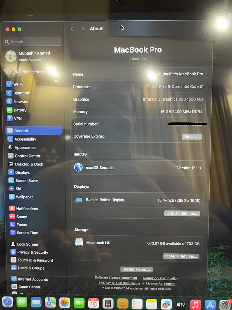 Macbook pro 2018 4