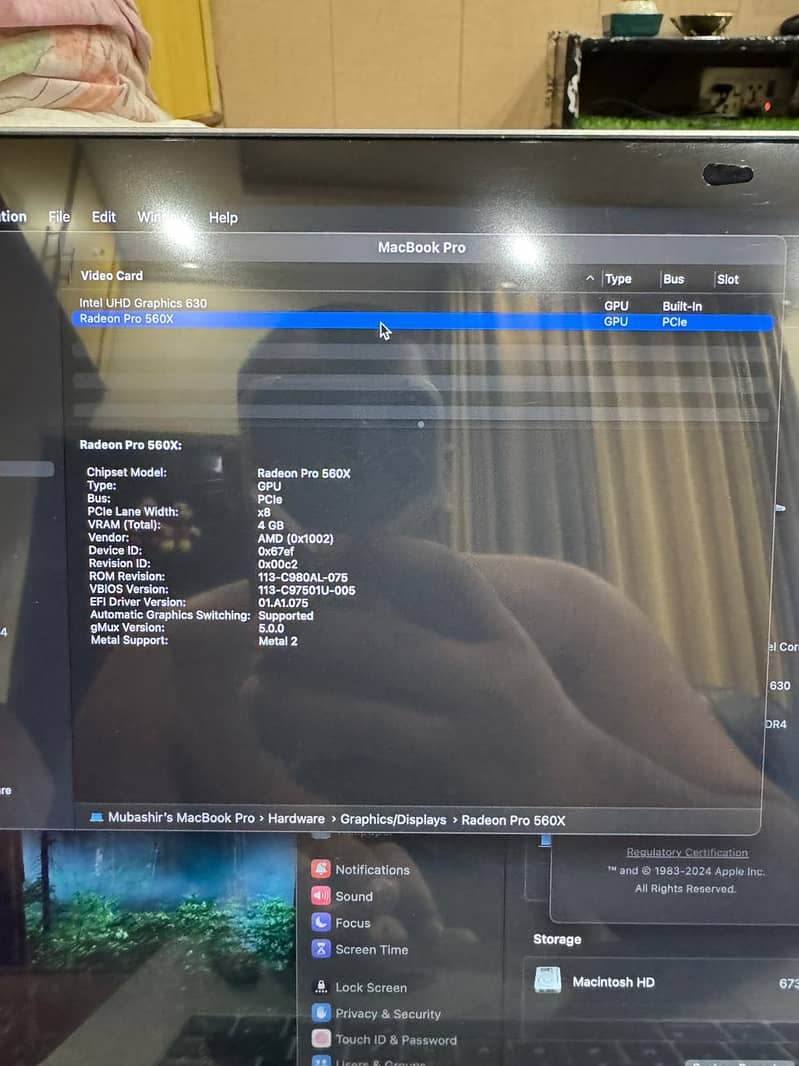 Macbook pro 2018 6