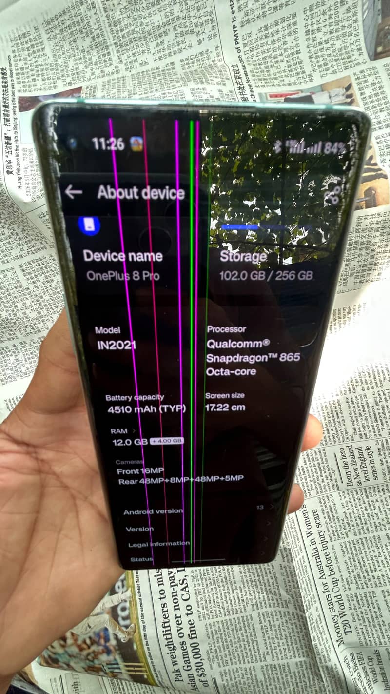 One Plus 8 Pro 8
