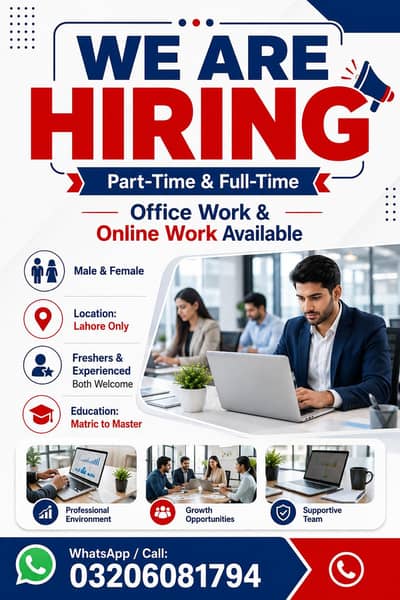 PART TIME WORK AVAILABLE FOR MENS AND WOMENS