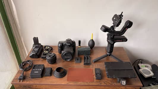 Canon EOS 80D | 18-135mm + 50mm + Zhiyun Weebill S + Accessories