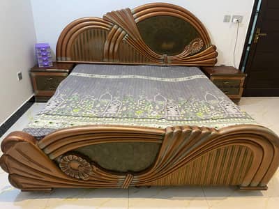 King Size Bed for Sale with Side Tables