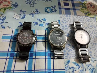 Rolex,Emperio Armani &Movado Watches For Sale