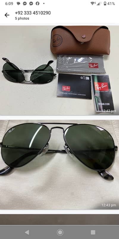 Ray Ban Aviator metal II