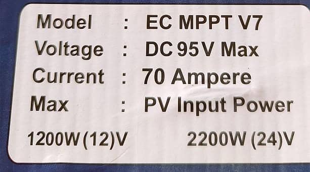 mppt packteck Soler charge controller 70 smp 5