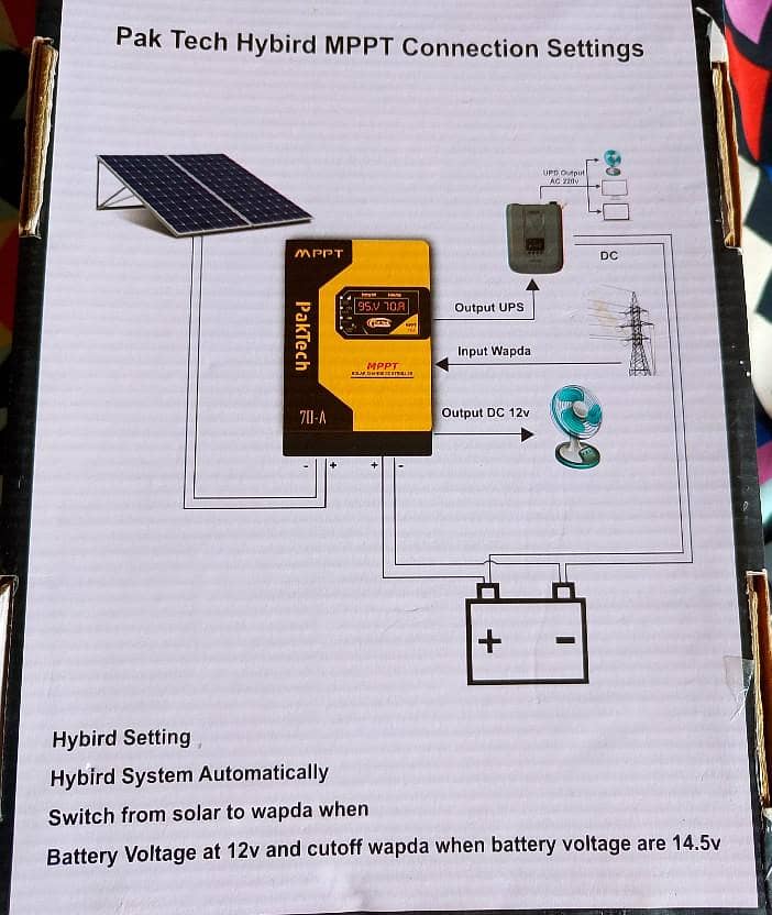 mppt packteck Soler charge controller 70 smp 6