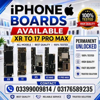 iPhone XR XS Max 11 Pro Max 12 13 14 15 16 17 Pro Max Boards Available