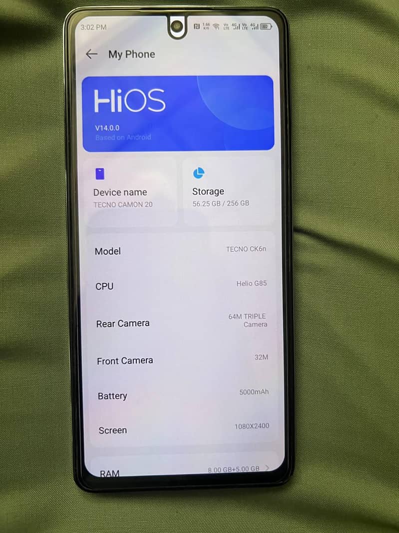 Tecno CAMON 20 3