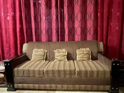 Brown Sofa Set (USED)