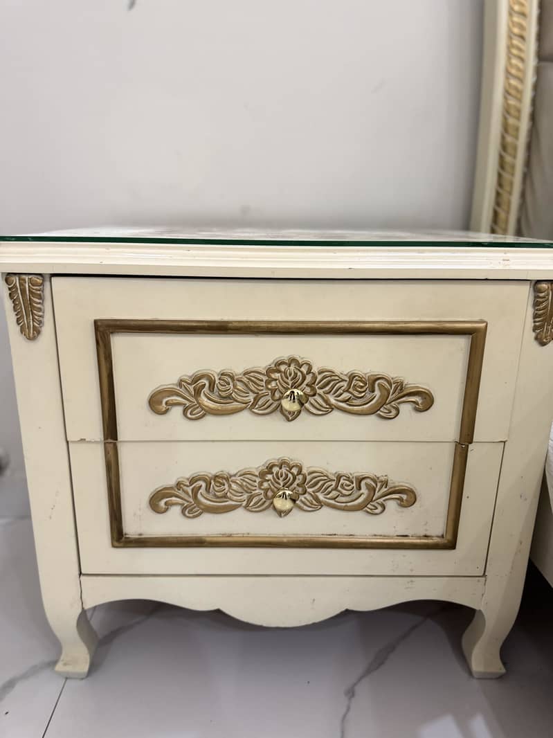 Wooden bed solid frame 8
