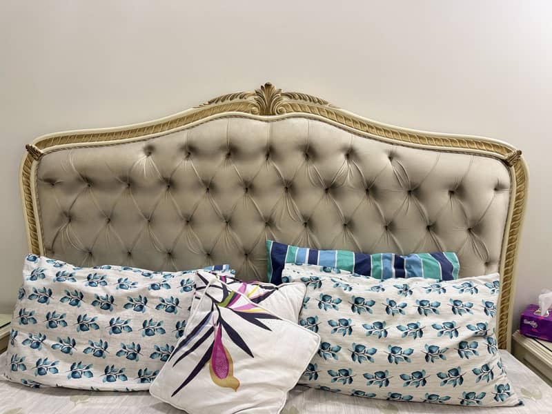 Wooden bed solid frame 9