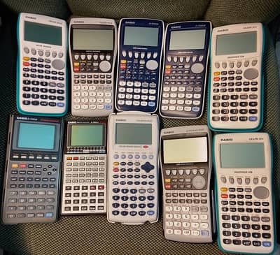 CASIO FX-CG50, 9860GII SD , 9750G, 35+E GDC GRAPHIC CALCULATORS