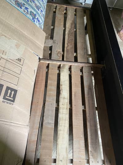 Wooden bed