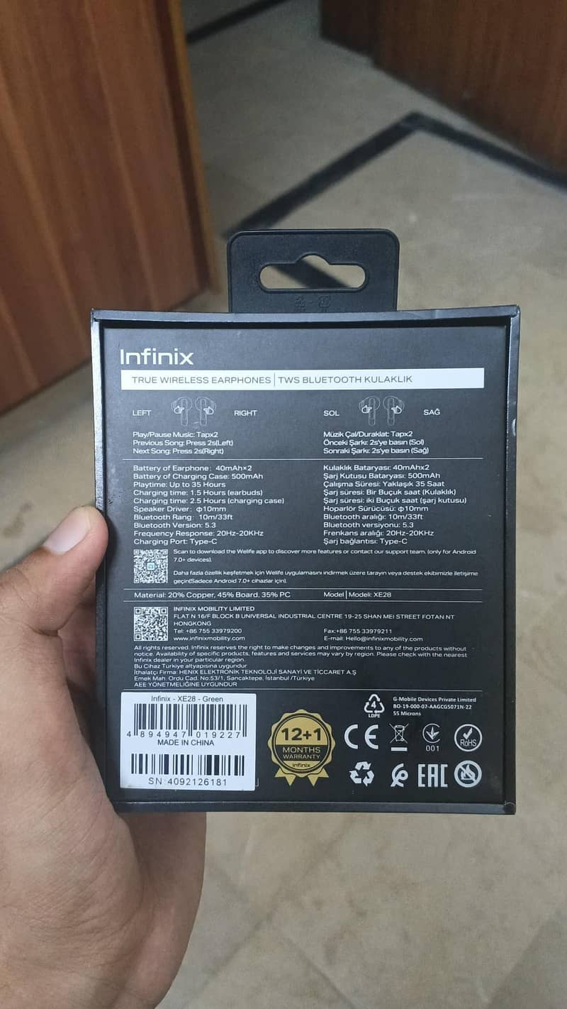 infinx Buds nc 4