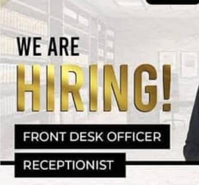 Female Receptionist Required