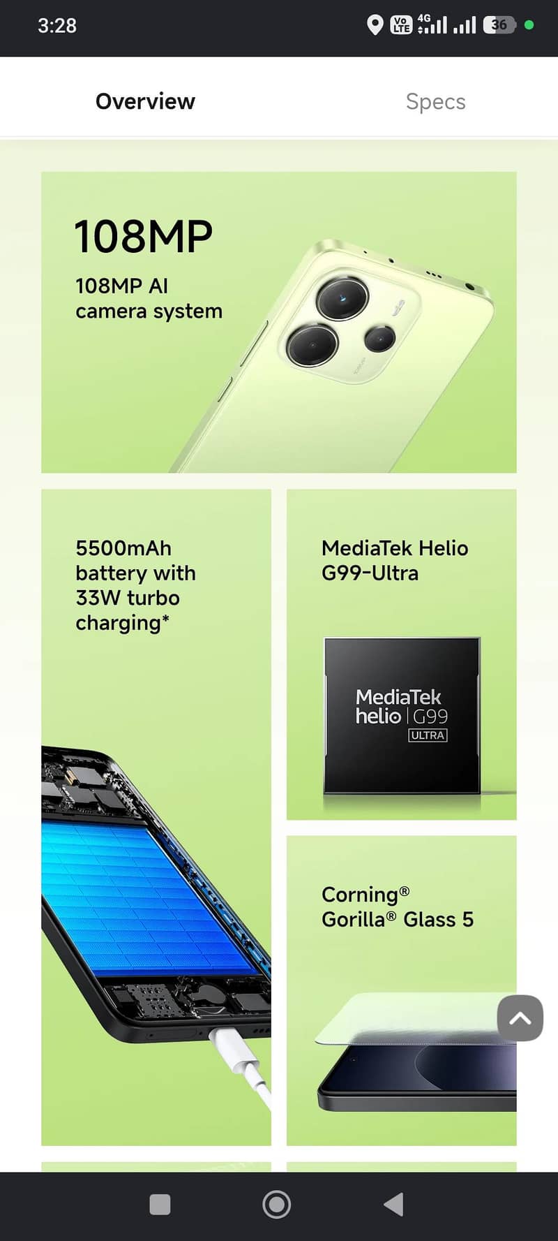 Redme note 14 0