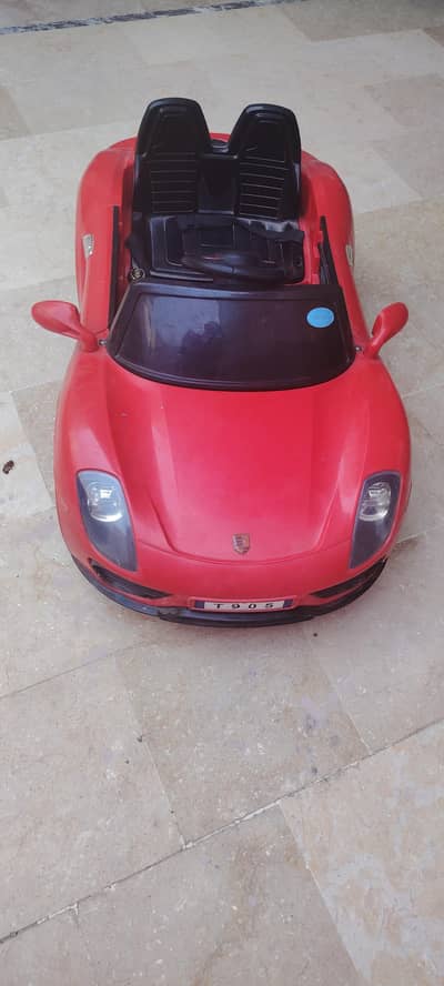 electric kids car with bettery and charger red