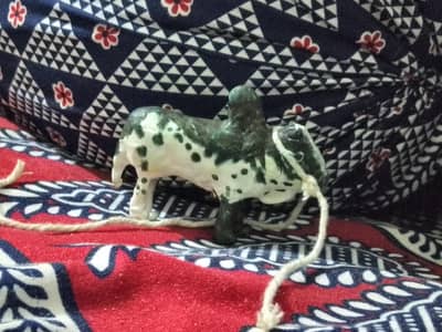 bull make with clay