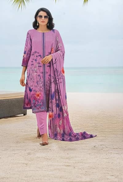 Elegant Women's Lawn Collection 100% original 3pic
