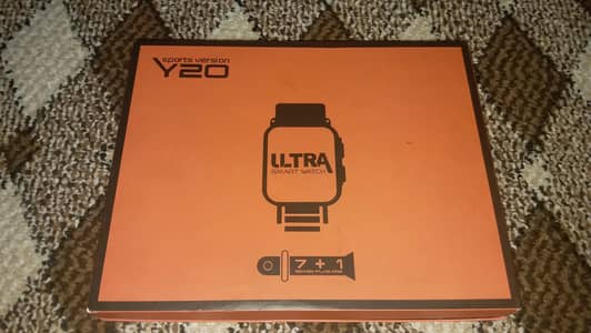 Y 20 sports version smart watch 7 straps,charger,dummywatch with box