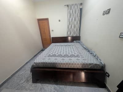 king size bed, low profile bed with spring matteress