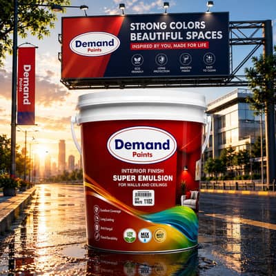 Demand Paints(Super Emulsion(Weather Shield(Smooth Finish Wall Filling