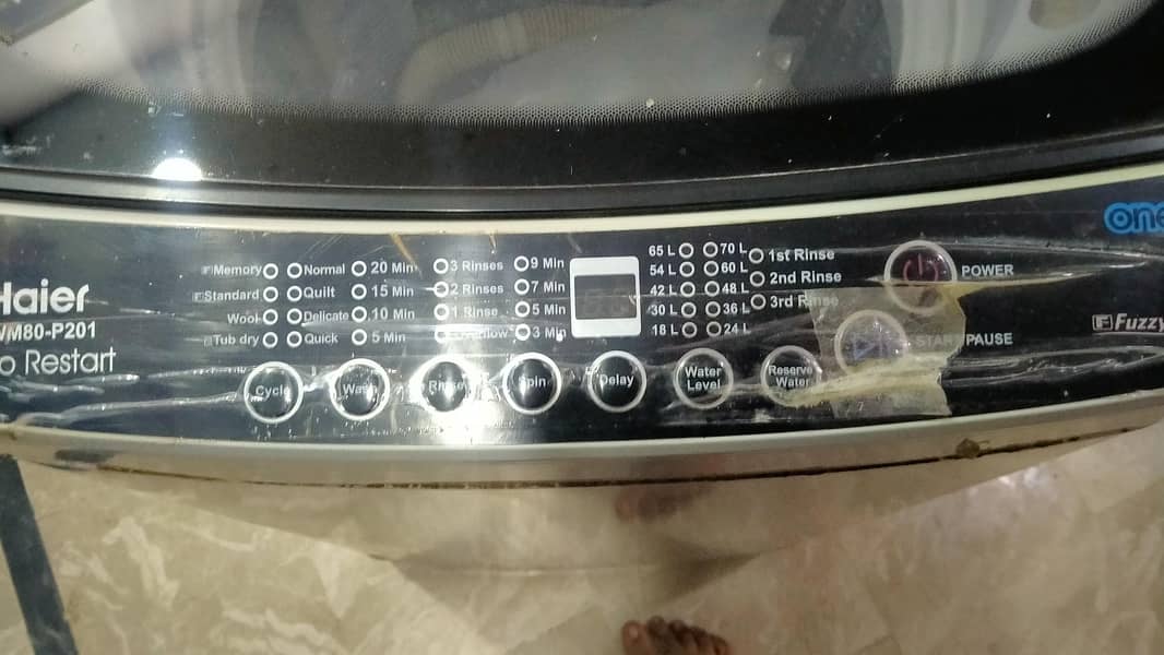 Haier fully automatic Washing machine 1