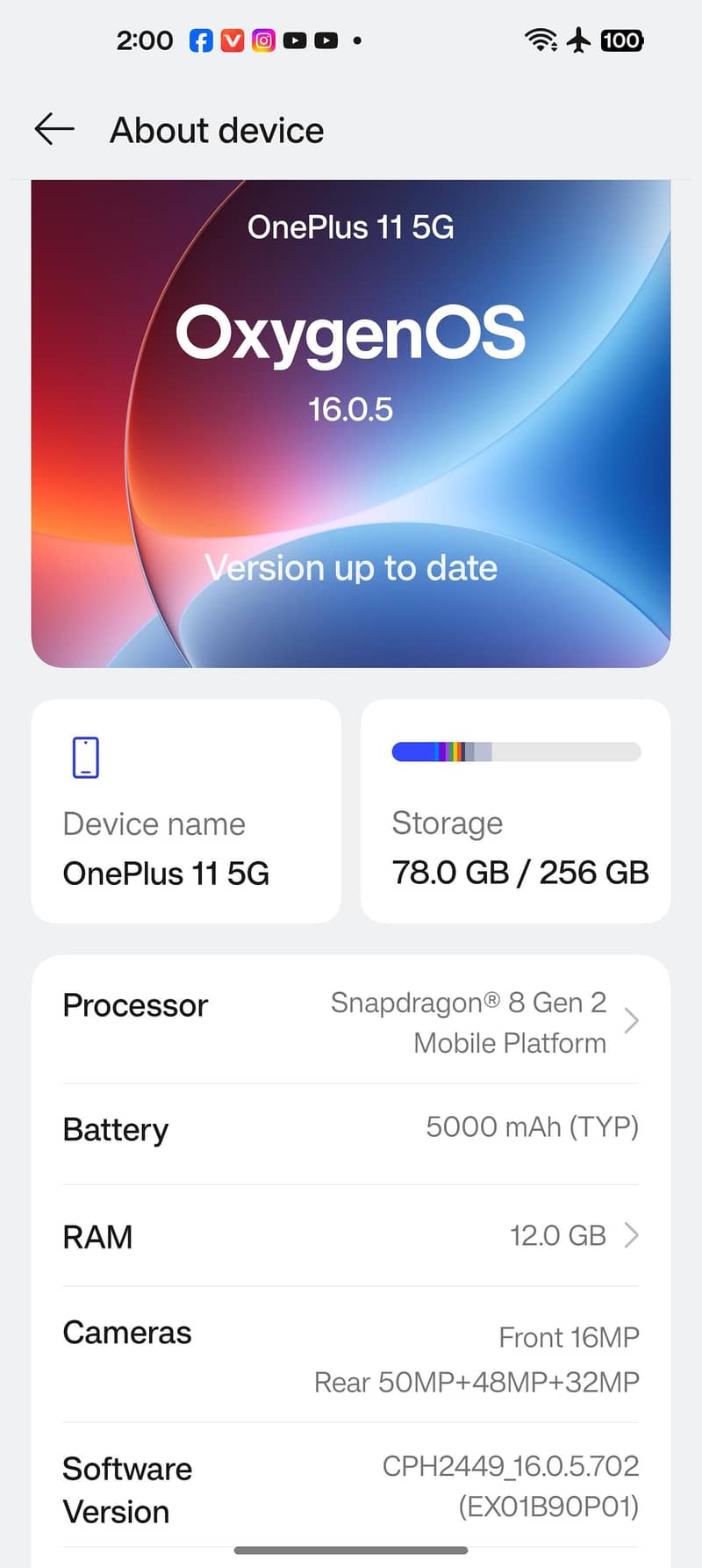 One Plus 11 8