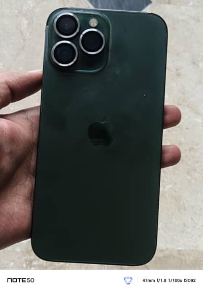 I phone 13 pro max JV 128gb 10by10 health 84 water pack jazak Allah