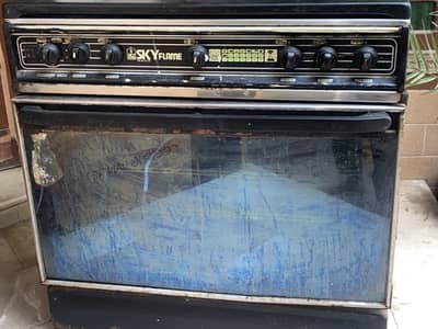 sky flame oven end gass