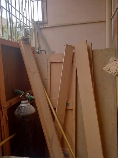 wooden bed