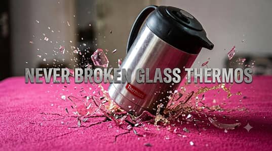 Unbreakable Glass Thermos (10 Years Guarantee)