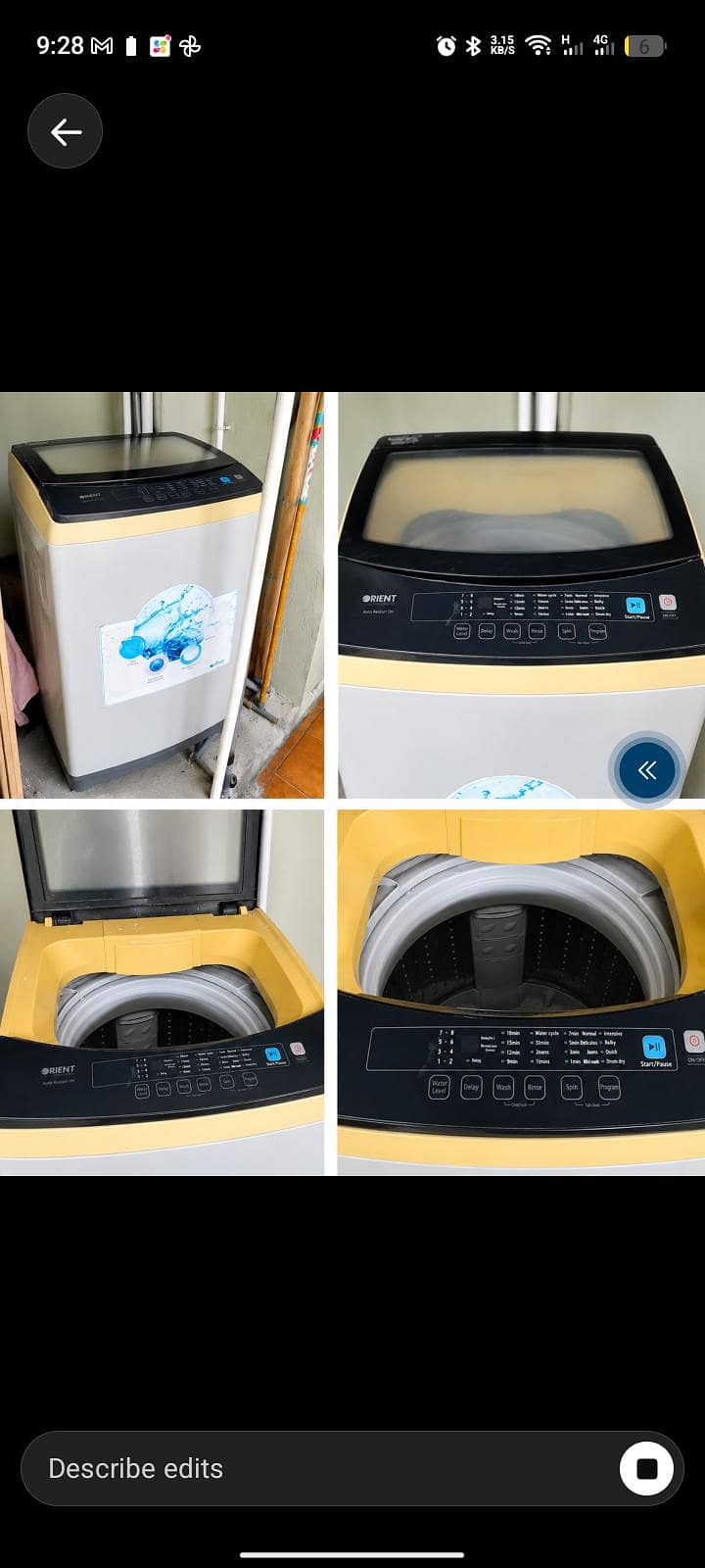 Orient Fully automatic washing machine 2