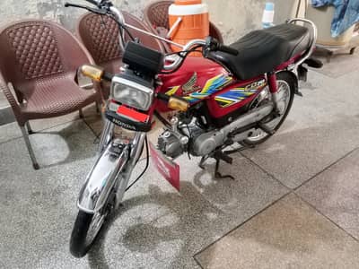Honda CD 70 2021 Model genuine Bike Good Condition