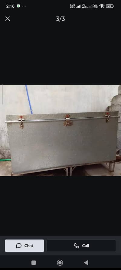 condition 10 /9 iron steel trunk