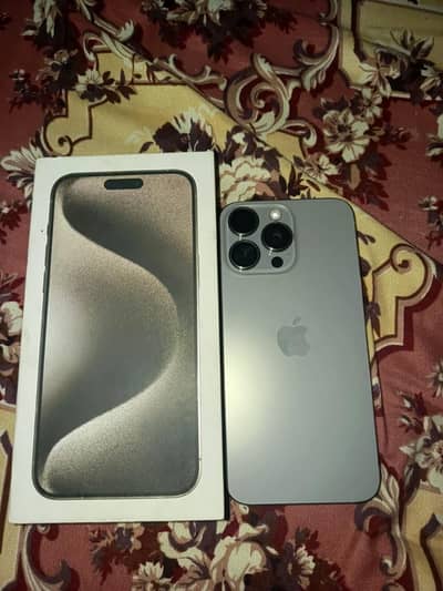 Iphone 15 Pro Max Dual Physical Approved with complete box