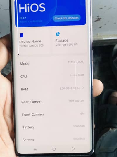 Tecno CAMON 30S exchange possible