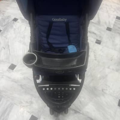 Dubai imported baby stroller occasionally used.