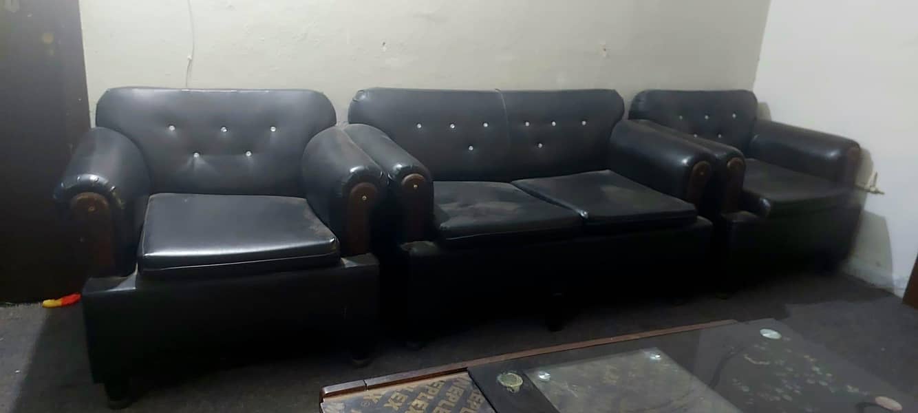 2 sofa sets and dining 2