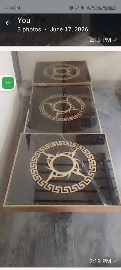 table new he ik saide mirror crash ho gya galti se