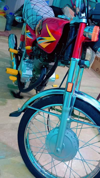 united 125 converted honda