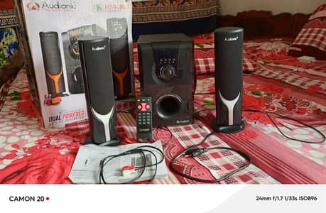 Original Audionic Speakers for sale full Base with complete Box