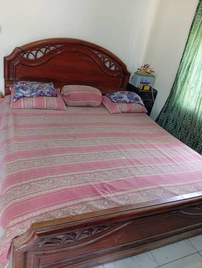 Double Bed Shisham Wooden