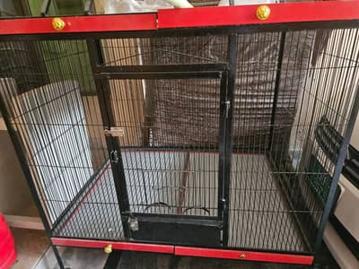 Heavy Duty Bird Cage / Parrot Cage with Stand & Wheels – New