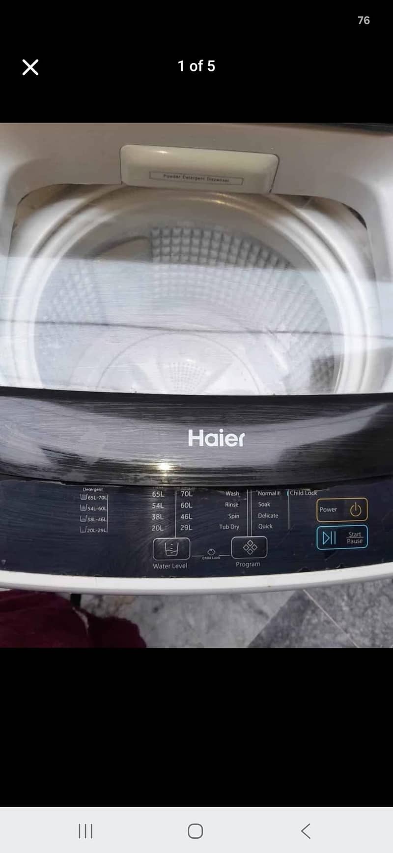 automatic washing machine 4