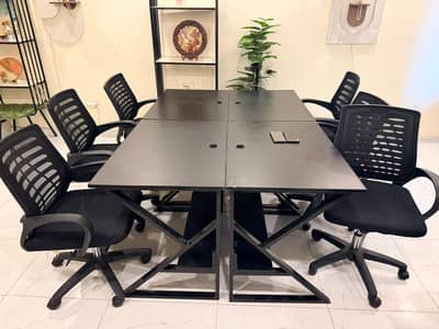 Sitting of 6 (Tables+Chairs)