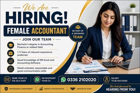 Female Accountant Required