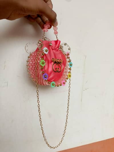 Beads Clutch Bag