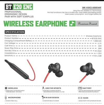 Erorex wireless earphones