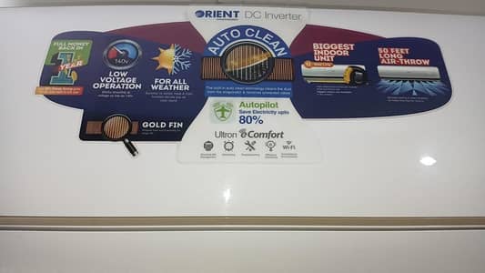 *For Sale: Orient 1.5 Ton Ultron eComfort DC Inverter AC - Gold Fin*
